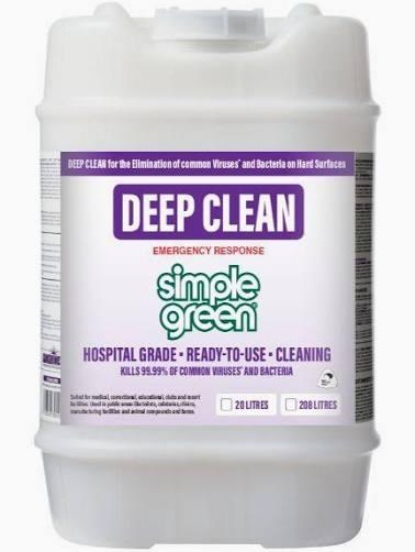 DEEP CLEAN Antibacterial & Antivirus 20 Litres - Simple Green